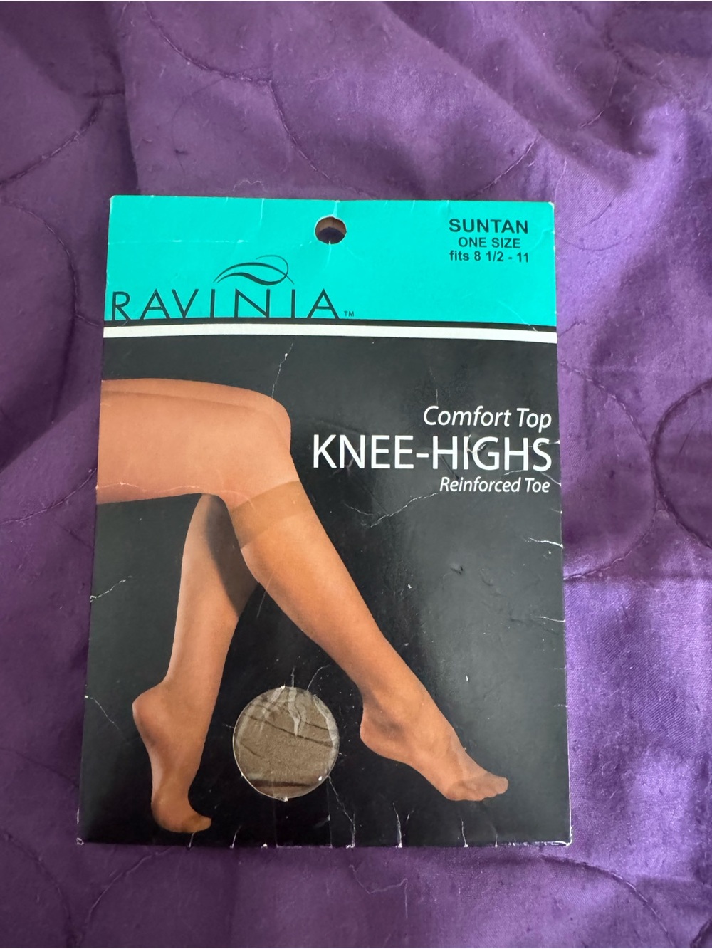 Comfort Top Knee-Highs in Suntan